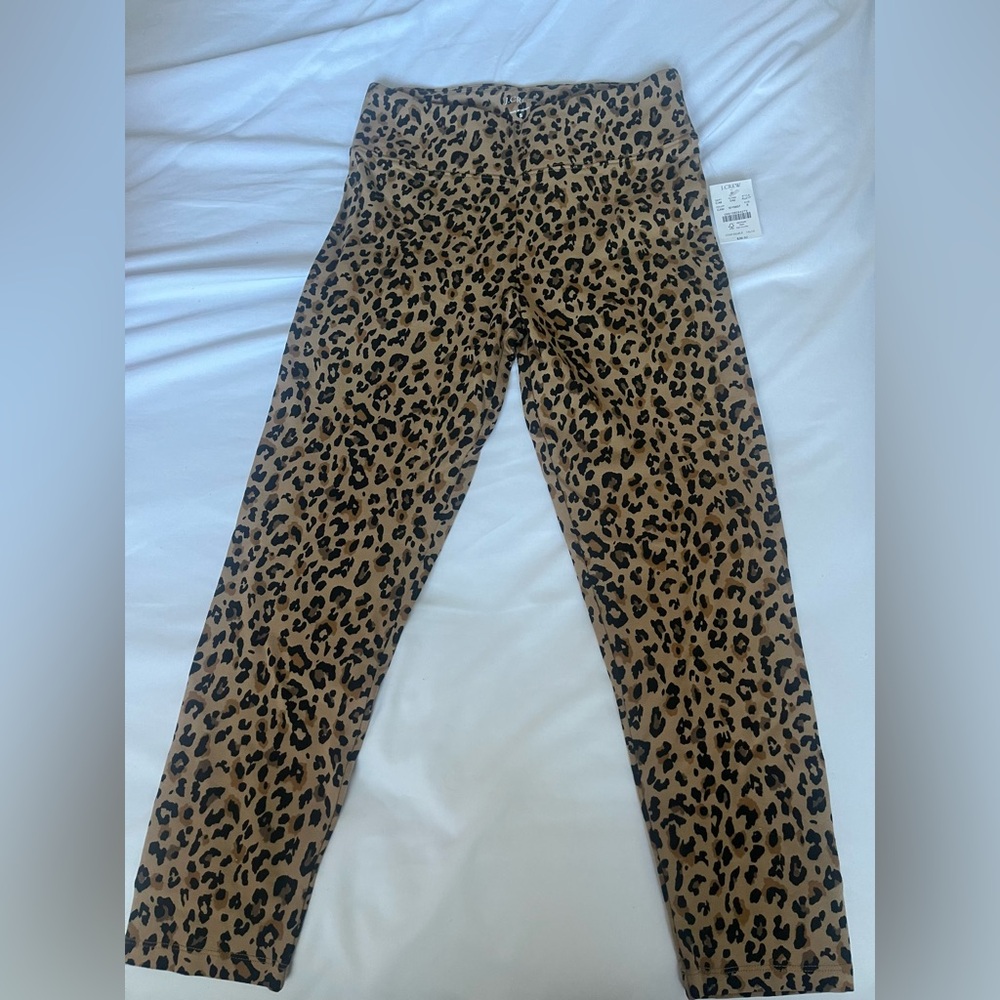 J Crew. Cheetah print leggings. Size small for girls or juniors. New with tags!
